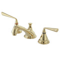 Silver Sage KS5562ZL 8-Inch Widespread Bathroom Faucet with Brass Pop-Up KS5562ZL